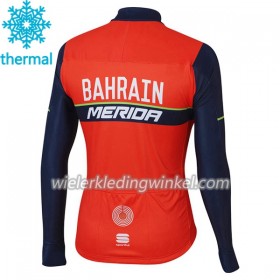Wielershirt 2017 Bahrain-Merida N001 Winter Thermal Fleece